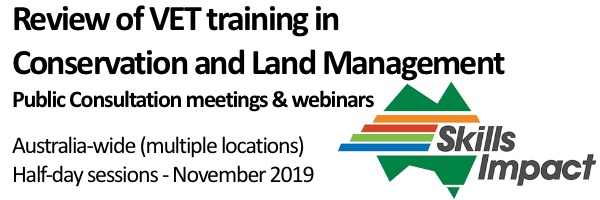 NRMjobs - 20004203 - Review of VET training in Conservation and Land Management