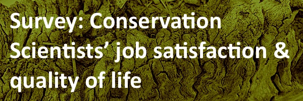 NRMjobs - 20006565 - Survey: Conservation Scientists' job satisfaction & quality of life