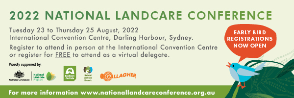 NRMjobs Notice 20013191 - 2022 National Landcare Conference, early bird registrations